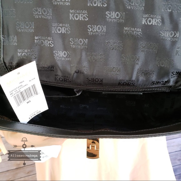 NWT Michael Kors Medium Tina Satchel Crossbody Bag - Picture 5 of 7